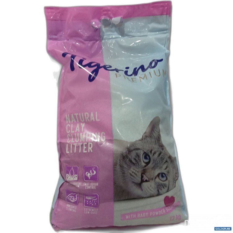 Artikel Nr. 885278: Tigerino Premium Katzenstreu with Baby powder Scent 12kg 
