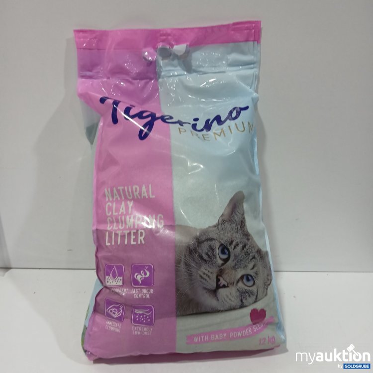 Artikel Nr. 885278: Tigerino Premium Katzenstreu with Baby powder Scent 12kg 