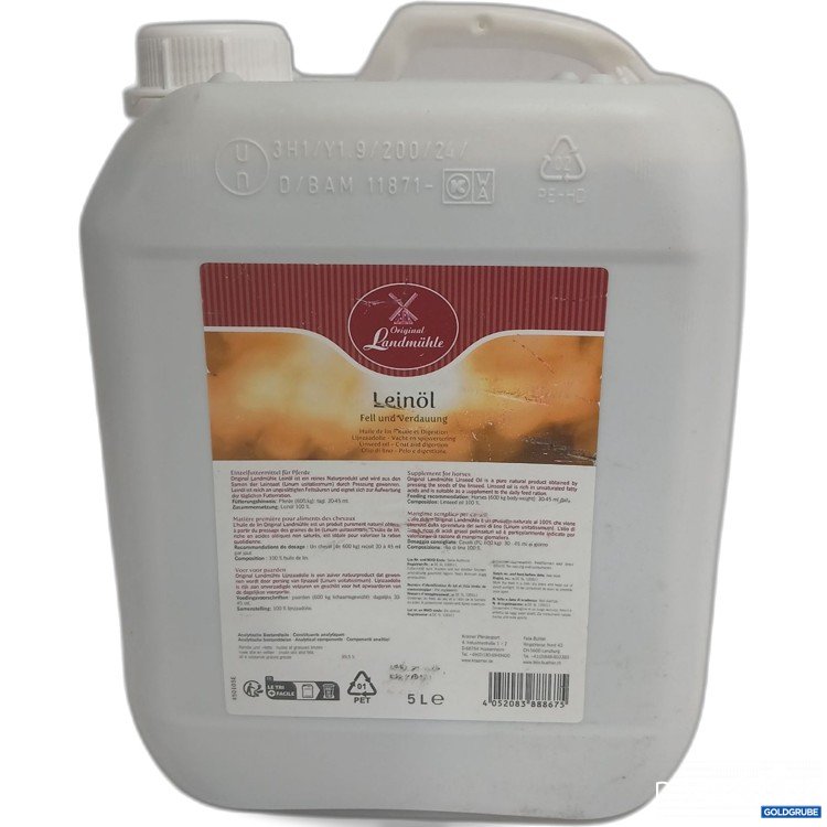 Artikel Nr. 898278 Artikel Nr. 898278: Landmühle Leinöl Fell und Verdauung 5L