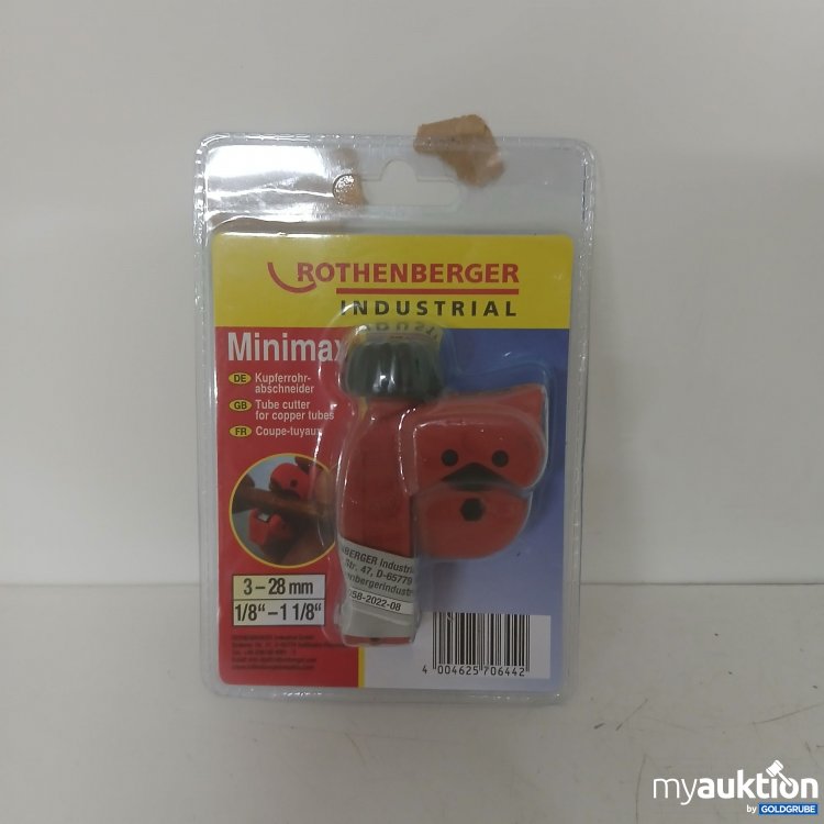 Artikel Nr. 900278: Rothenberger Minimax Kupferrohrabschneider 3-28mm