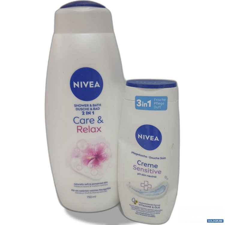Artikel Nr. 904278: Nivea Shower & Bath Relax 750ml + Nivea Duschcreme Sensitiv 250ml 