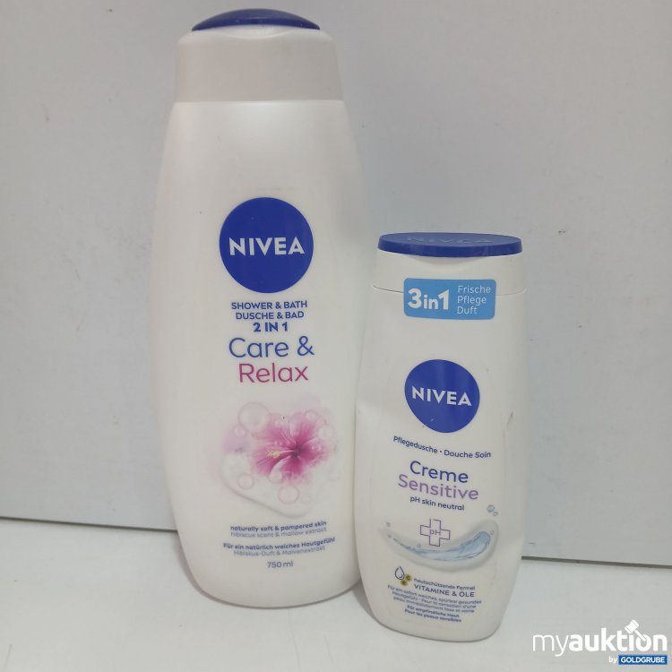 Artikel Nr. 904278: Nivea Shower & Bath Relax 750ml + Nivea Duschcreme Sensitiv 250ml 