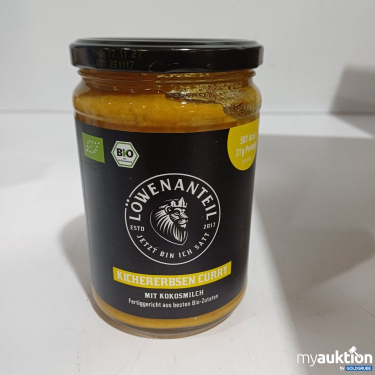 Artikel Nr. 962278: Löwenanteil Kichererbsen Curry 570g
