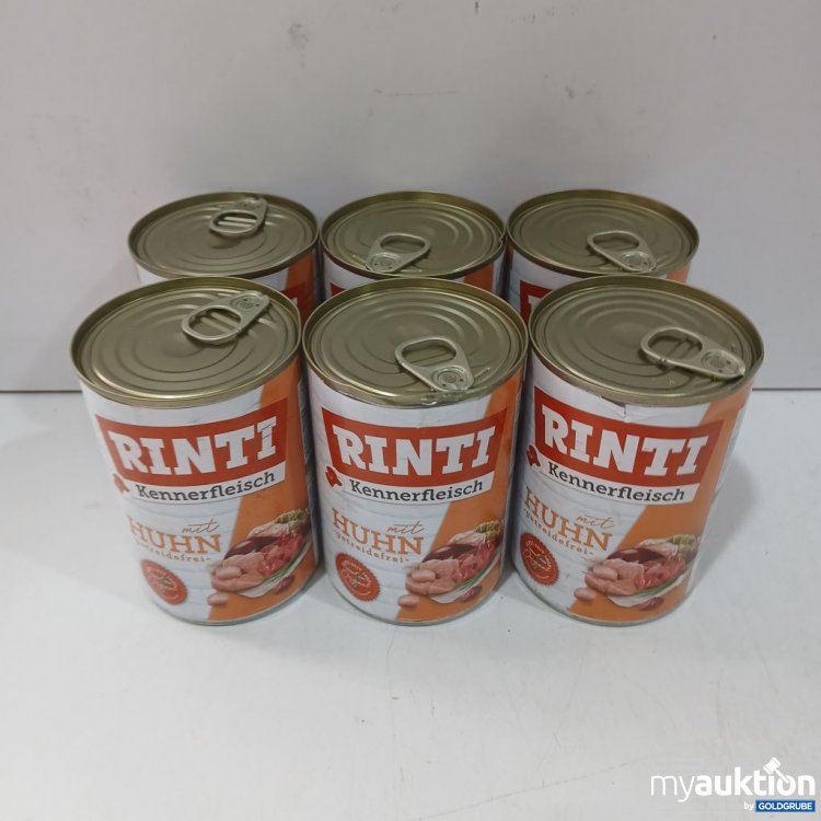 Artikel Nr. 973278: RINTI Kennerfleisch mit Huhn 6x400 g