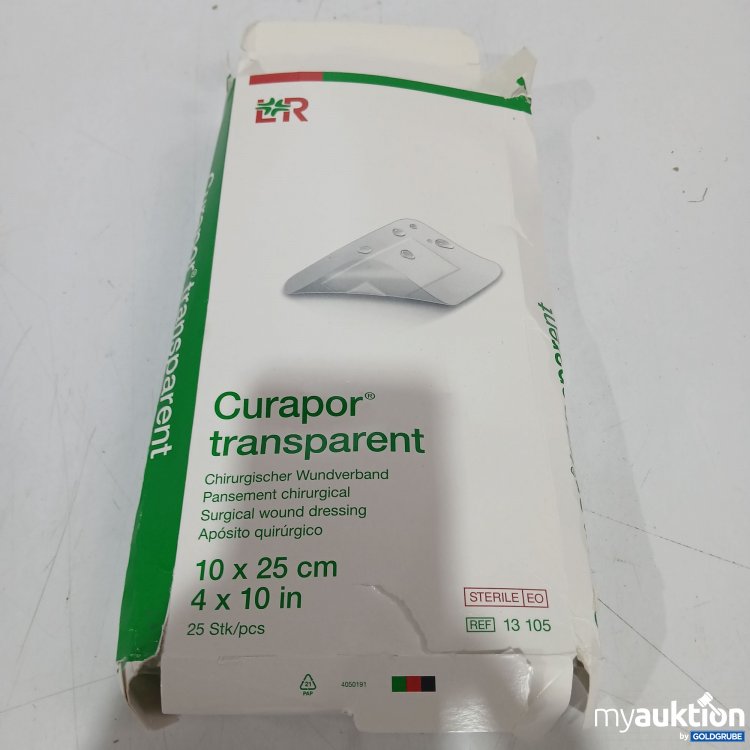 Artikel Nr. 982278: LR Curapor Transparent Chirurgischer Wundverband 10x25cm 25stk  