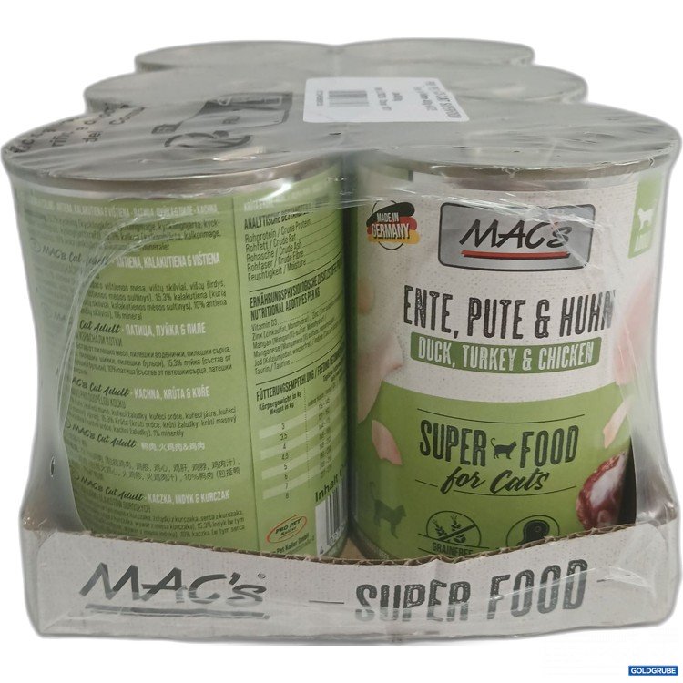 Artikel Nr. 985278: Macs Hundefutter Ente, Pute & Huhn 6x400g