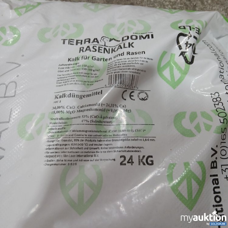 Artikel Nr. 990278 Artikel Nr. 990278: Terra Domi Rasenkalk Kalk für Garten & Rasen 24kg