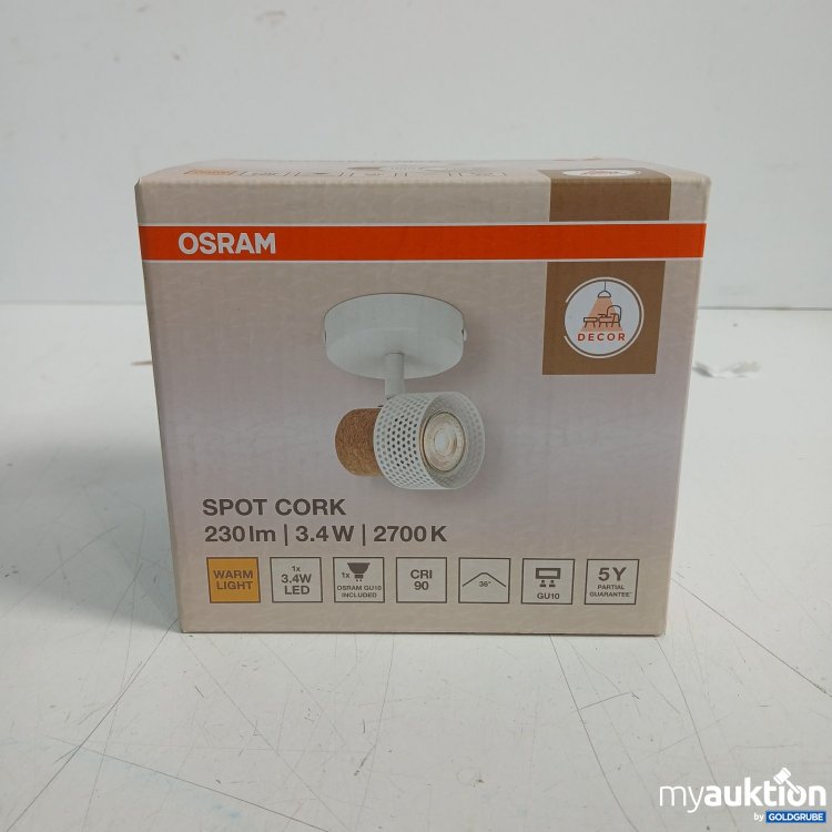 Artikel Nr. 470279 Artikel Nr. 470279: OSRAM Spot Cork LED 3,4W 230 l m 2700K