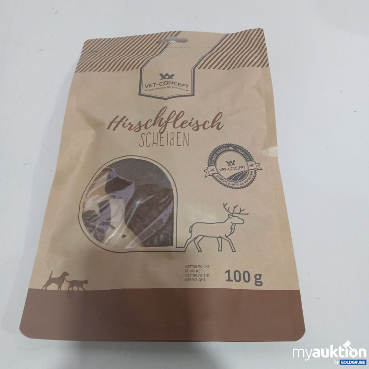 Artikel Nr. 814279 Artikel Nr. 814279: Vet-Concept Hirschfleisch Scheiben 100g