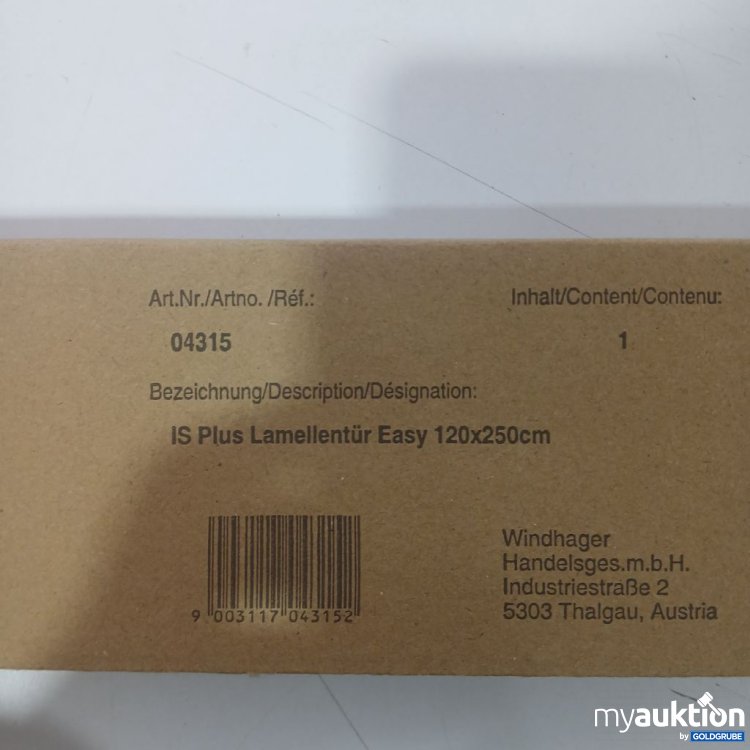 Artikel Nr. 892279 Artikel Nr. 892279: IS Plus Lamellentür Easy 120x250 cm