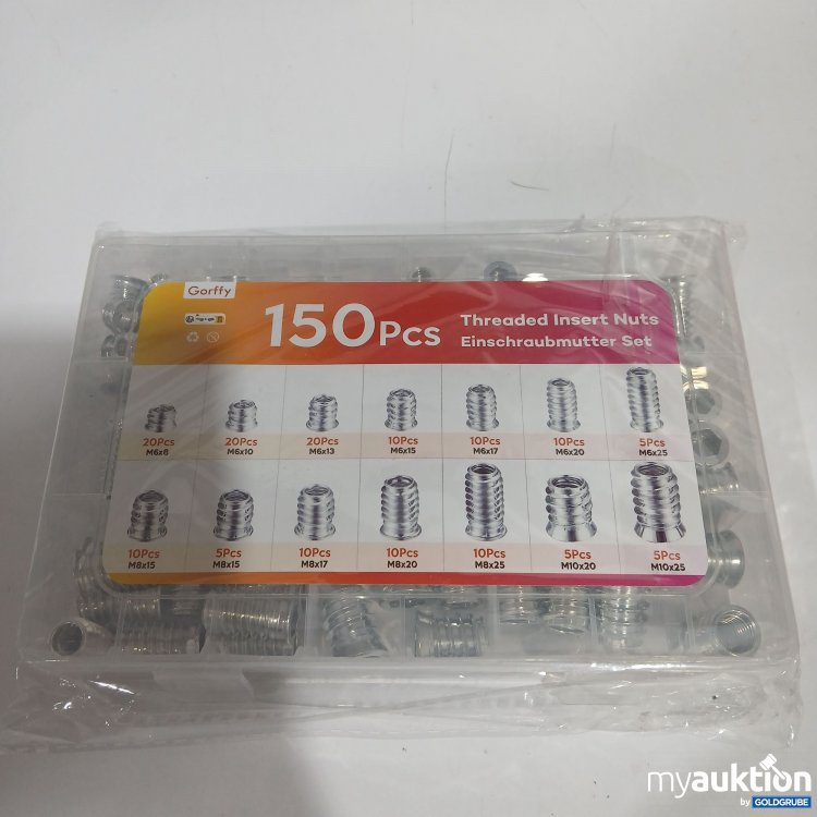 Artikel Nr. 893279: Threaded Insert Nuts 150Stk 