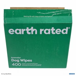 Artikel Nr. 477279: earth rated Dog Wipes Lavendelduft 400Feuchttücher