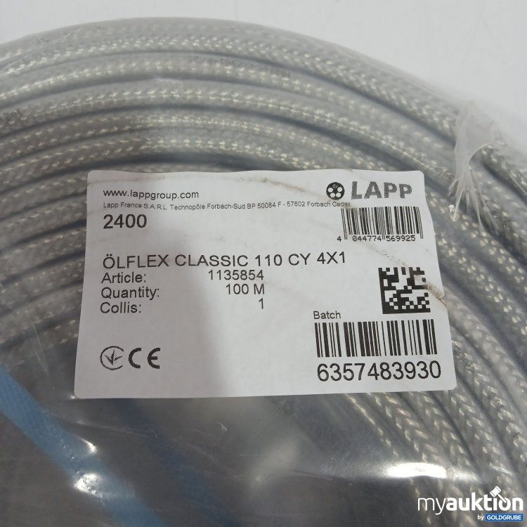 Artikel Nr. 443280 Artikel Nr. 443280: Lapp Ölflex classic 110 CY 4X1 1135854 100m