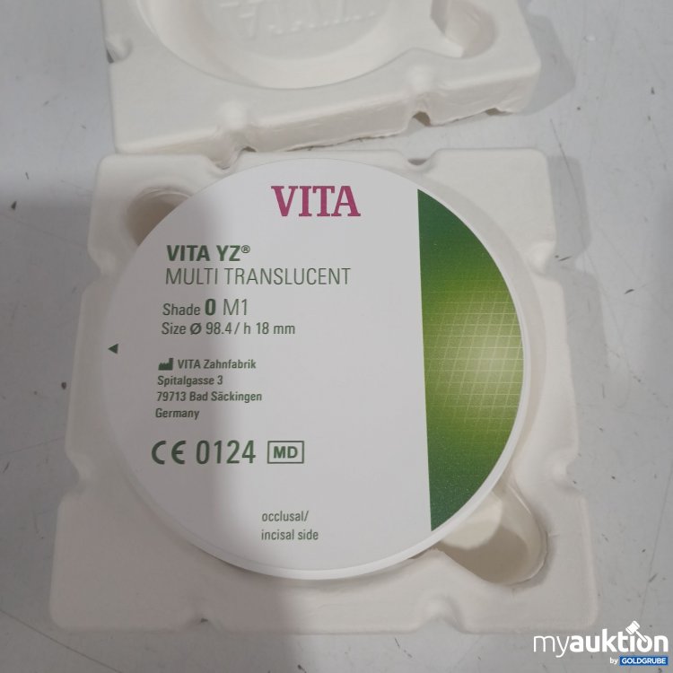 Artikel Nr. 446280 Artikel Nr. 446280: Vita YZ Multi Translucent Shade 0 M1 Size ø98,4 h18mm