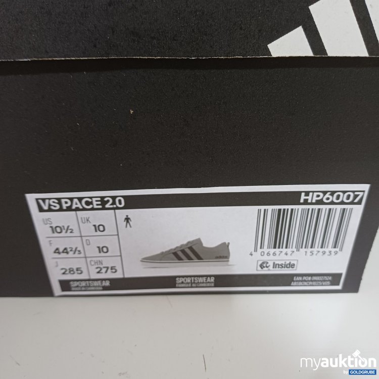 Artikel Nr. 464280 Artikel Nr. 464280: Adidas VS Pace 2.0 Sneaker grau schwarz Größe 44 2/3