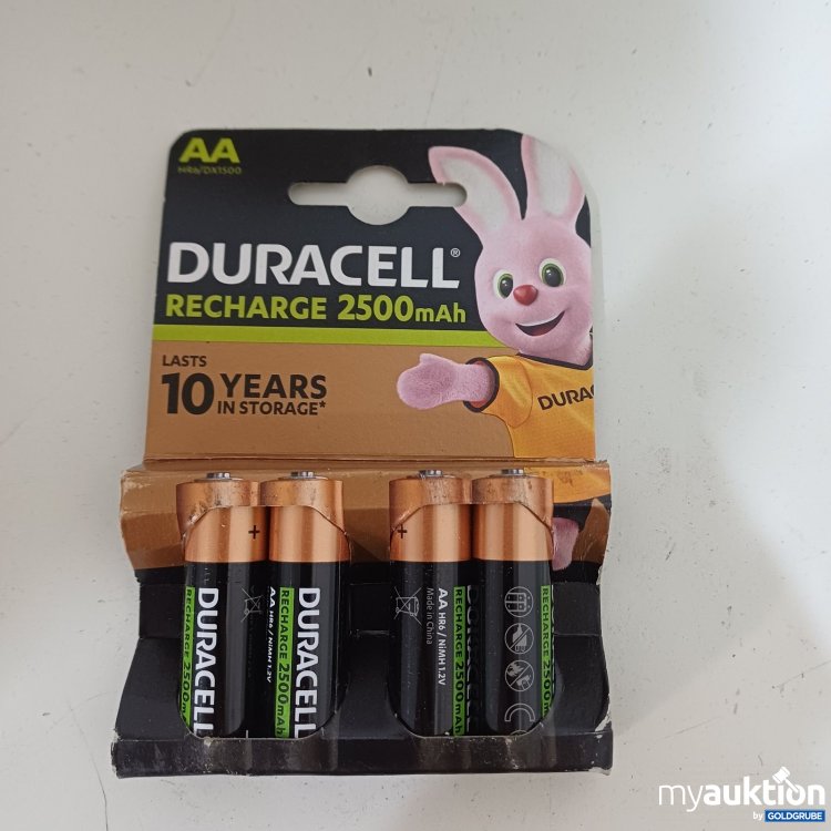 Artikel Nr. 467280 Artikel Nr. 467280: Duracell AA Recharge 2500 mAh Akku, 4 Stk.