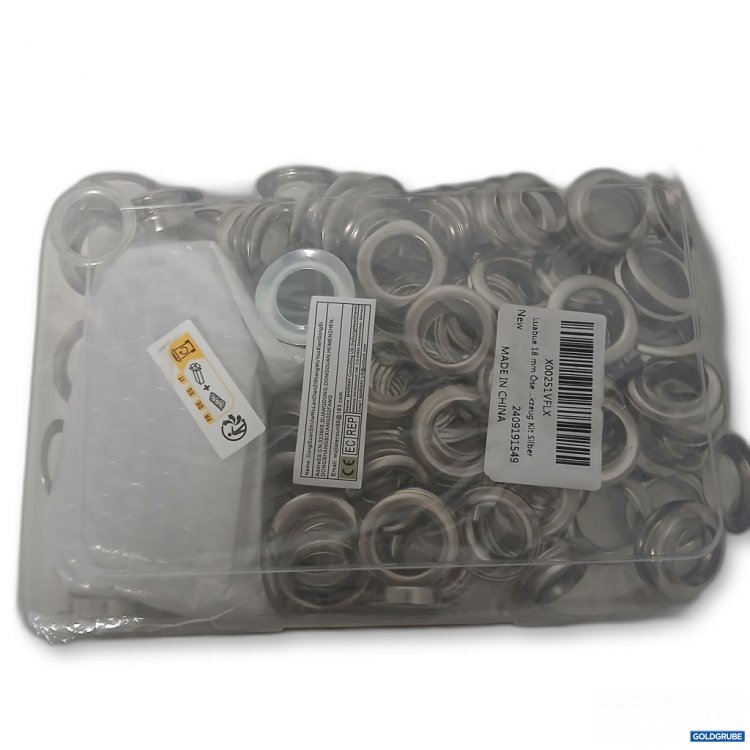 Artikel Nr. 913280: Keine Marke Ringe 18 mm Öse Silber