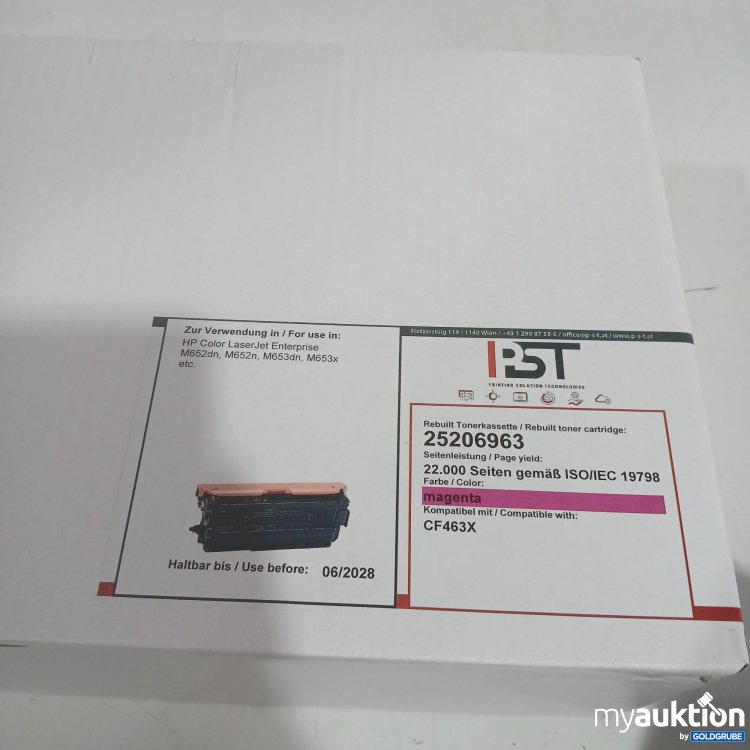 Artikel Nr. 461281 Artikel Nr. 461281: PST Rebuilt Tonerkassette magenta kompatibel mit CF463X