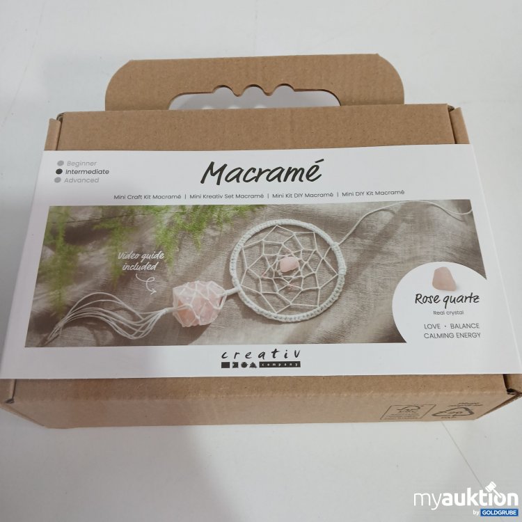 Artikel Nr. 521281 Artikel Nr. 521281: Creativ Macramé Rose quartz