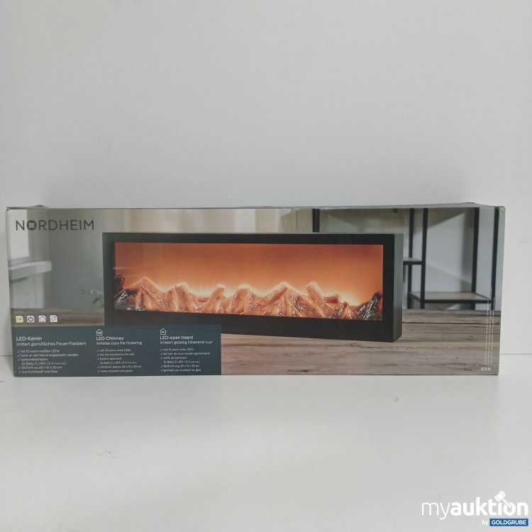 Artikel Nr. 816281 Artikel Nr. 816281: Nordheim LED-Kamin imitiert gemütliches Feuer-Flacken 57081