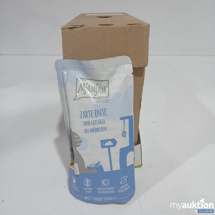 Artikel Nr. 876281: Mjamjam Katzenfutter Ente & Geflügel 12x125g 