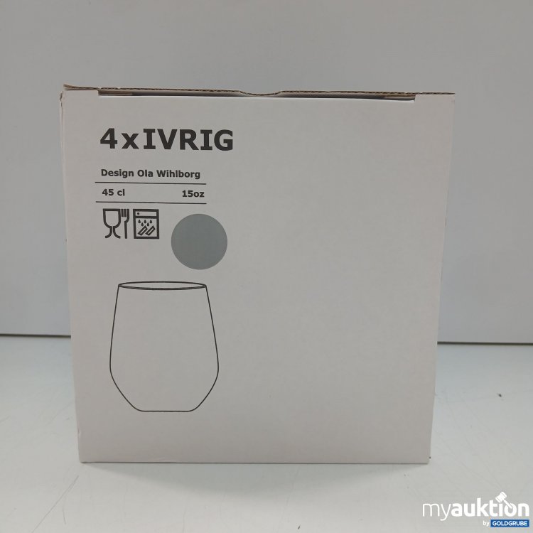 Artikel Nr. 983281: Ikea 4x Ivrig grau 45cl 