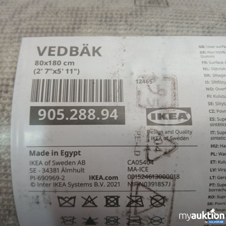 Artikel Nr. 989281 Artikel Nr. 989281: Ikea Vedbäk Teppich 905.288.94 grau ca 80x180cm