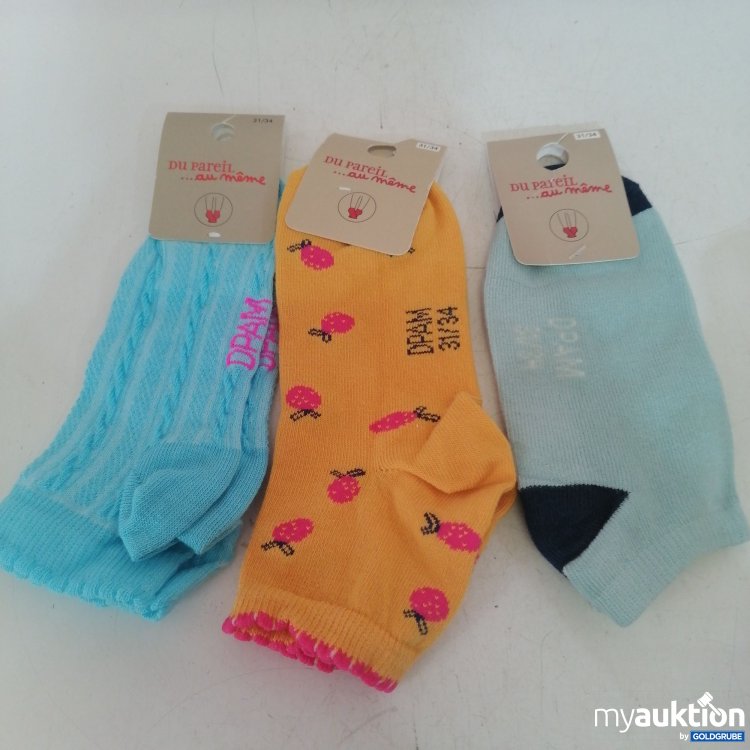 Artikel Nr. 431282: Du Pareil Kinder Socken 3 Paar