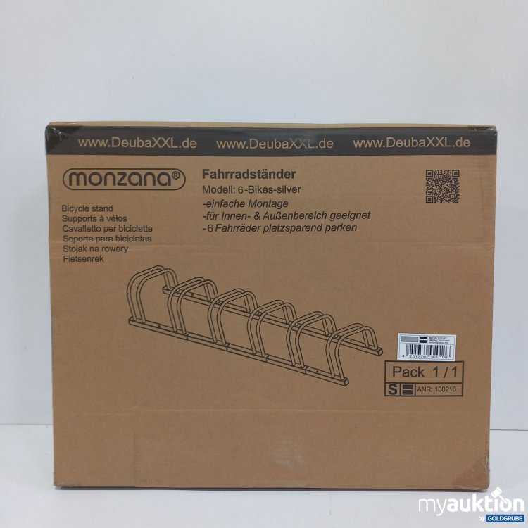 Artikel Nr. 440282 Artikel Nr. 440282: Monzana Fahrradständer 108216, 6 Bikes Silver