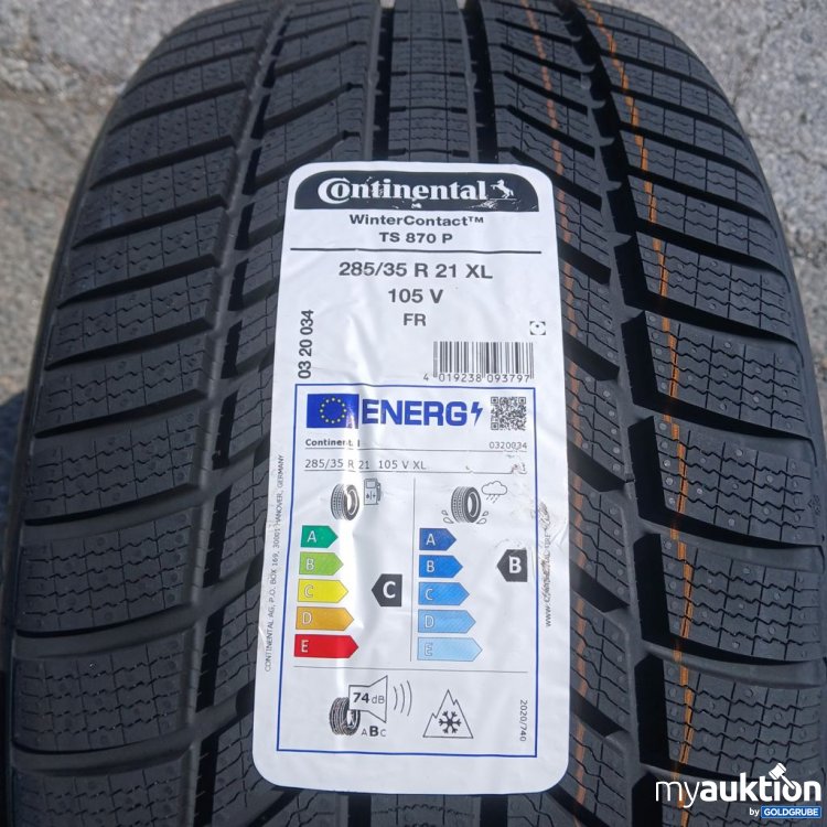 Artikel Nr. 447282 Artikel Nr. 447282: Continental WinterContact TS 870 P 285/35 R 21 XL 105V