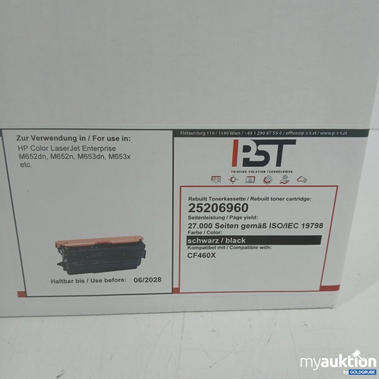 Artikel Nr. 461282 Artikel Nr. 461282: PST Rebuilt Tonerkassette schwarz kompatibel mit CF460X