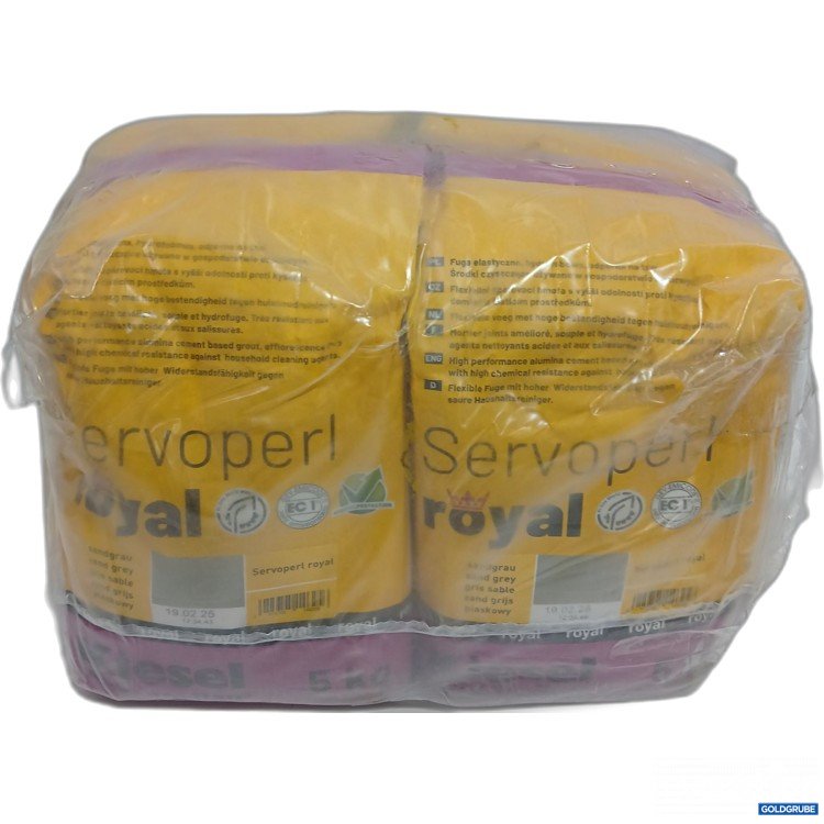 Artikel Nr. 523282: Servoperl Royal Kiesel Fugenmörtel Sandgrau 5kg für 1-10mm fugen 