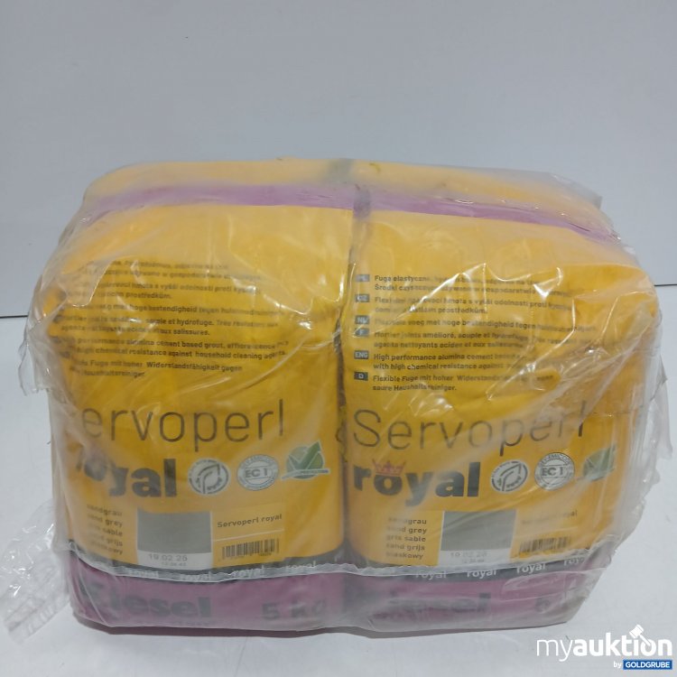 Artikel Nr. 523282: Servoperl Royal Kiesel Fugenmörtel Sandgrau 5kg für 1-10mm fugen 