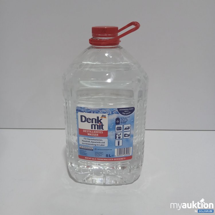 Artikel Nr. 834282: Denkmit Destilliertes Wasser 5l