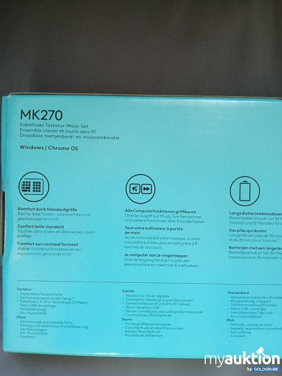 Artikel Nr. 929282: Logitech MK270 Kabelloses Tastatur-Maus-Set