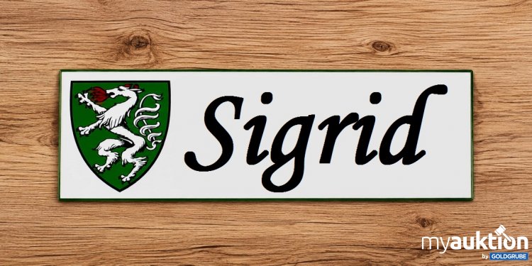 Artikel Nr. 937282 Artikel Nr. 937282: Blechschild