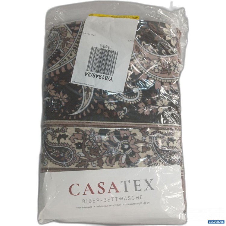 Artikel Nr. 939282 Artikel Nr. 939282: CASATEX Biber-Bettwäsche 240x220 cm, 2x 80x80 cm