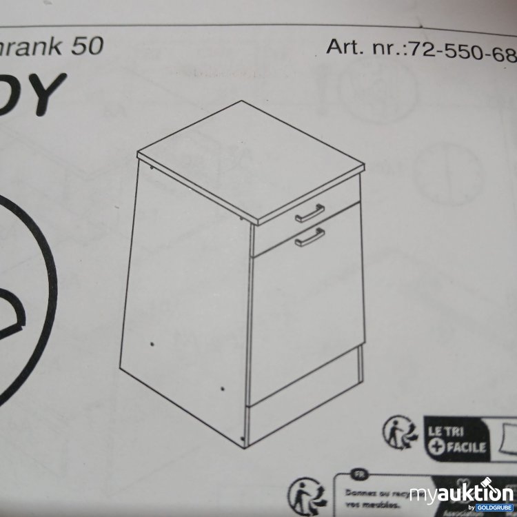 Artikel Nr. 950282: Bega Andy Unterschrank 50 