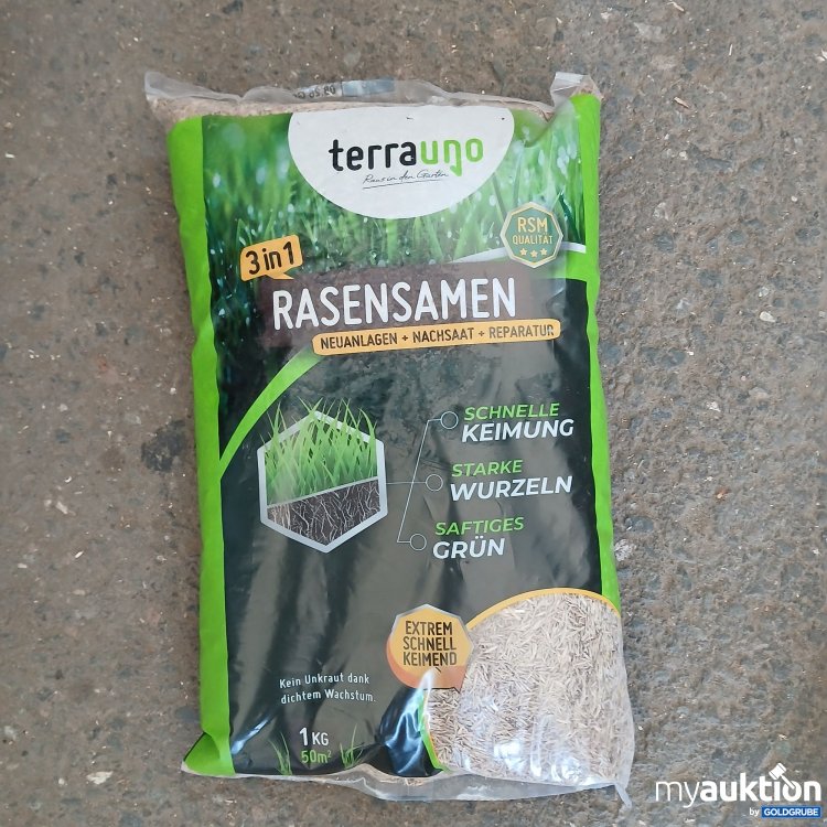 Artikel Nr. 956282: Terrauno 3in1 Rasensamen 1kg
