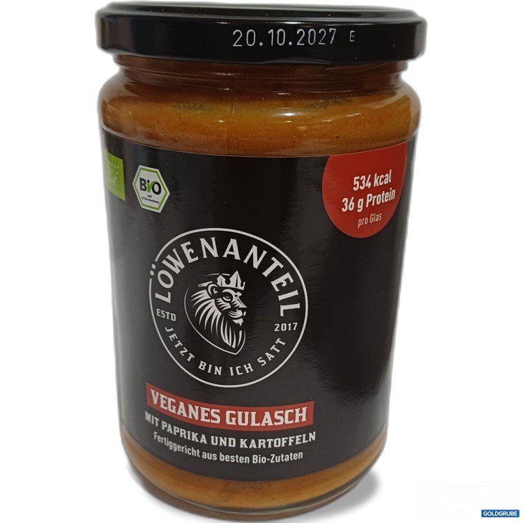 Artikel Nr. 962282: Löwenanteil Veganes Gulasch 570g 