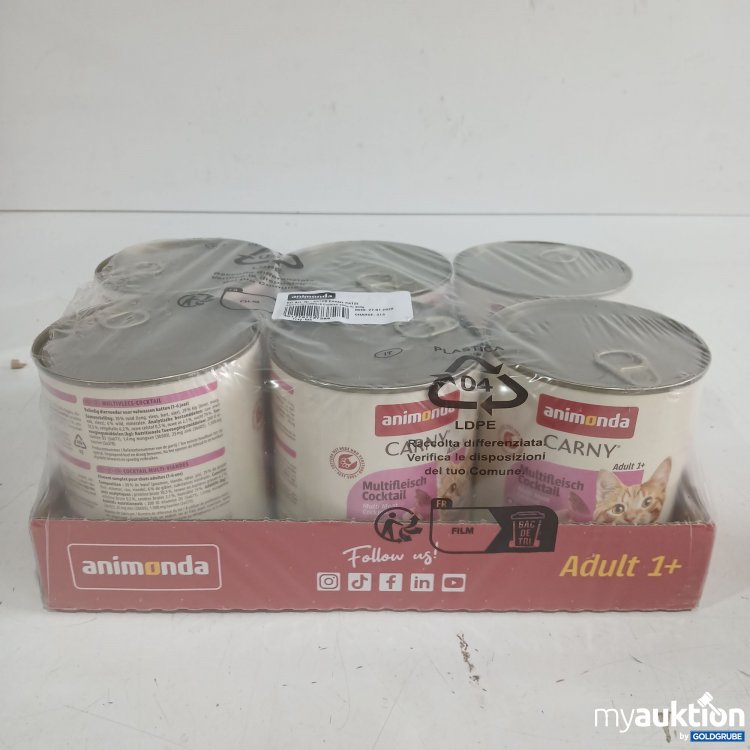 Artikel Nr. 985282: Animonda Adult 1+ Katzenfutter Multifleisch Cocktail 6x800g