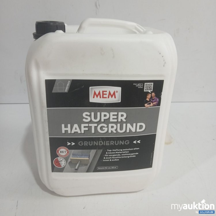 Artikel Nr. 991282: Mem Super Haftgrund Grundierung 10L reicht für ca. 50²m 