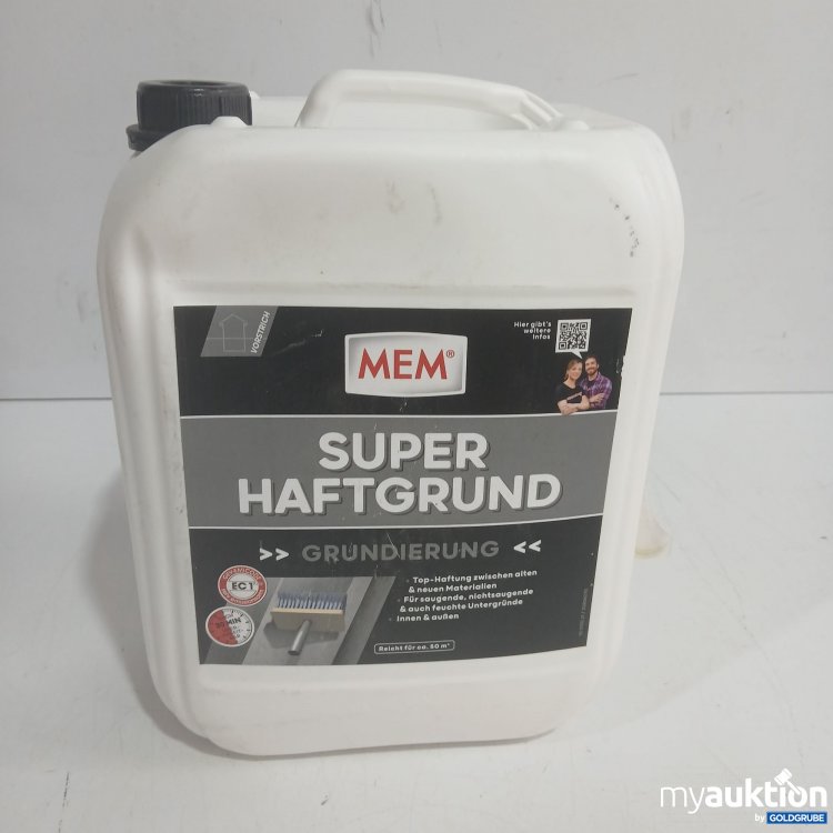 Artikel Nr. 991282: Mem Super Haftgrund Grundierung 10L reicht für ca. 50²m 
