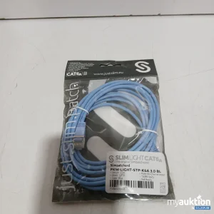 Auktion Slimpatch Patchkabel CAT6A 3,0 m Blau