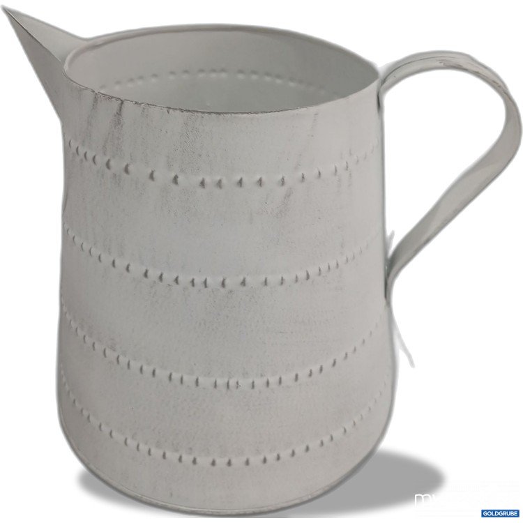 Artikel Nr. 446283 Artikel Nr. 446283: Deko Kanne aus Metall 17cm
