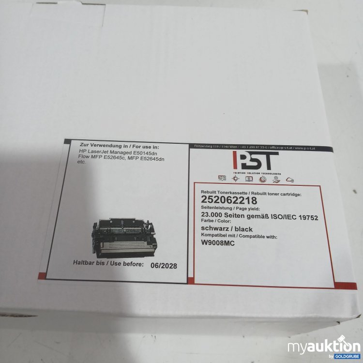 Artikel Nr. 461283 Artikel Nr. 461283: PST Rebuilt Tonerkassette schwarz kompatibel mit W9008MC