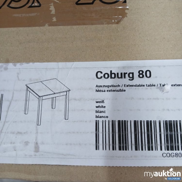 Artikel Nr. 818283 Artikel Nr. 818283: Coburg 80 Auszugstisch weiß