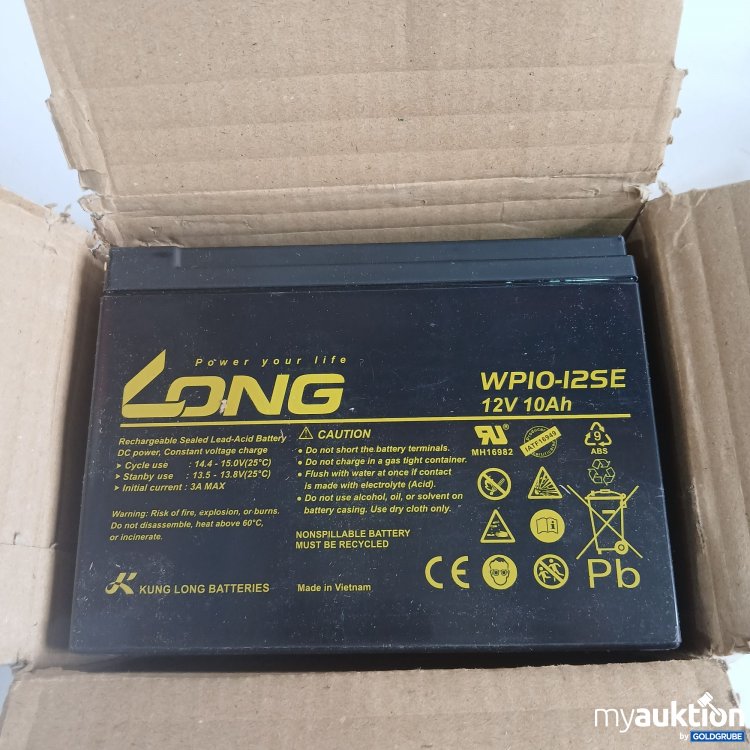 Artikel Nr. 853283 Artikel Nr. 853283: Long Power Batterie WPIO-I2SE 12V 10Ah