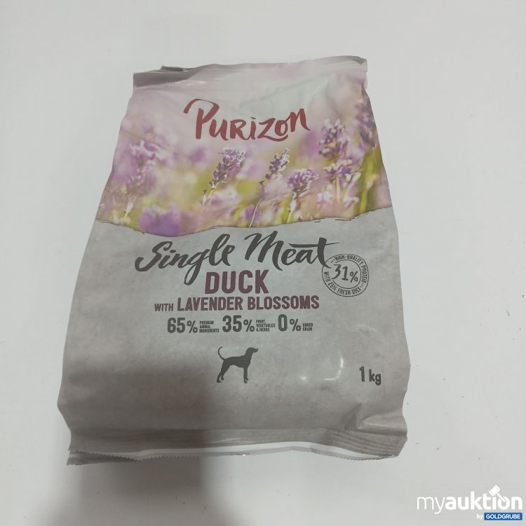 Artikel Nr. 861283: Purizon Single Meat Duck Trockenfutter für Hunde 1kg