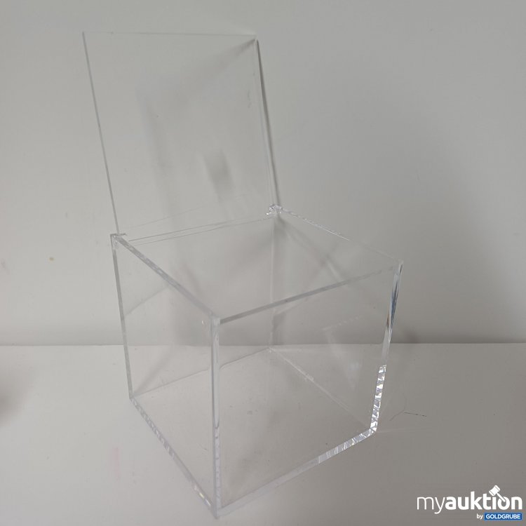 Artikel Nr. 917283: Transparenter Würfel mit Klappdeckel, ca.13x13x13cm
